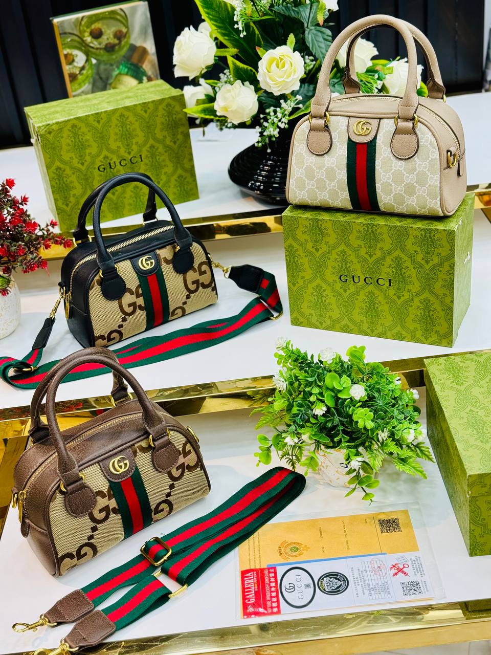 Sac à main Ophidia Boston GG